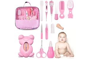 IDOTA GothicBride 13-częściowy zestaw do pielęgnacji niemowląt dla noworodków, zestaw do pielęgnacji noworodków, różowy