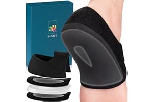 SMATIS Ochraniacze pięty na zapalenie powięzi podeszwowej, 2 szt. zaktualizowanych miseczek na pięty łagodzą ból pięty (kobiety 6-11 i mężczyźni 6-10)