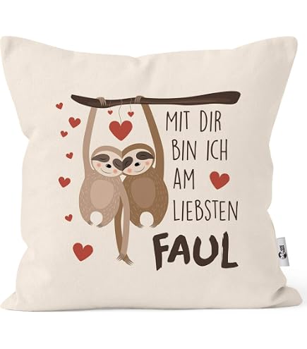 Kissenbezug 'Scheiß Auf Valentinstag Ich Liebe Dich Jeden Tag' – 40x40 Cm Aus Baumwolle, Lustiges Statement Für Sofa & Bett
