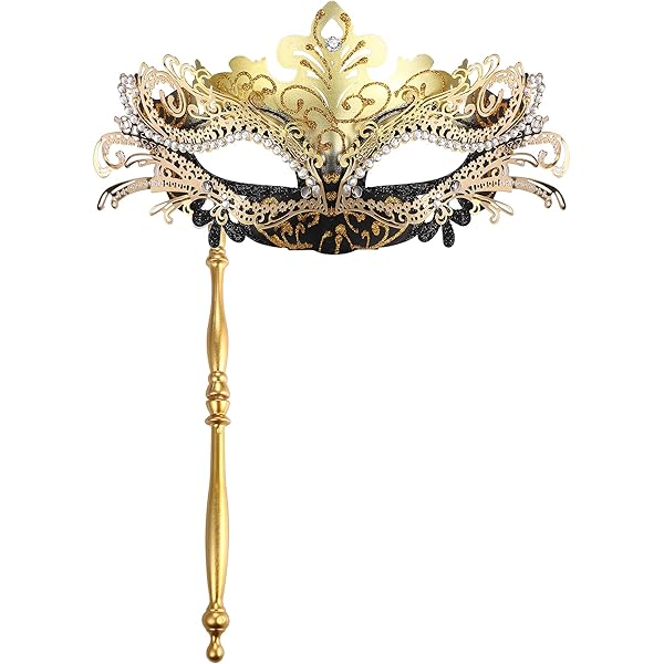 Een Gouden Maskerade Masker Op Witte Achtergrond, Maskerade, Masker