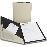 2K 501-10 Secretariat/Secretary Table/Secretary Notepad A4 Artificial Leather Notepad File, Beige, A4
