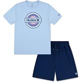 Hurley 88794 Set 2 Pieces Graphic T-Shirt Shorts Kids