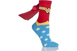 Film & TV Characters Ladies 1 paire DC Wonder Woman Cape Socks