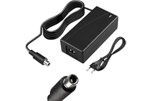 Xahpower 42V Chargeur Trotinette Electrique, Adaptateur Secteur 8mm Connecteur pour Batterie au Lithium 36V