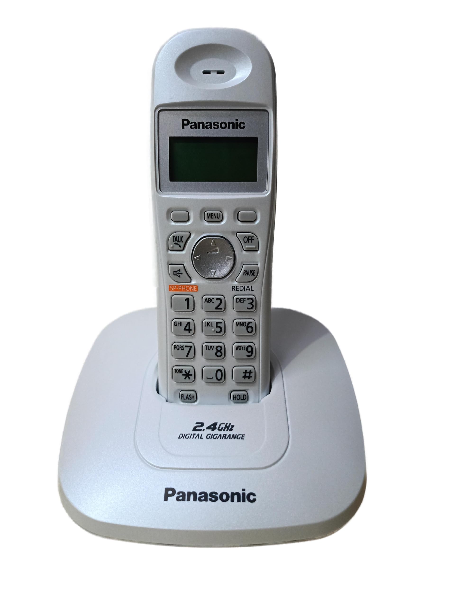 Panasonic Single Line 2.4 KX-TG3611SX Digital Cordless Landline Phone (White)