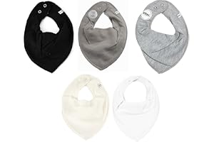 Pippi unisex - bebis Bandana Bib – Solid Halsduk