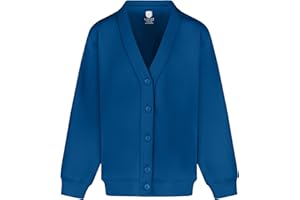 MISS CHIEF Girls School Cardigan Fleece Sweatshirt Uniform Schoolwear Age 2 3 4 5 6 7 8 9 10 11 12 13 14 + Adult Sizes