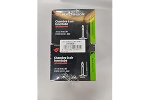 Hutchinson - Lot de 2 Chambre à air VTT - 29 x 2,30/2,85 - Valve Presta, Noir