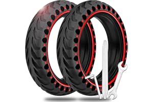 Monuary 1-2PCS 50/75-6.1 Ruota Monopattino Elettrico, 8 1/2 x 2 Ruote Monopattino Gomme Piene, Compatibili con Xiaomi Scooter 3/3 Lite/ M365/ Pro2/ Cecotec