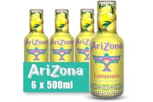 AriZona - Cowboy Cocktail Citronnade - Jus de Fruits 100% Plaisir - Aromatisé et Rafraîchissant - Bouteille PET 500ml - Pack de 6