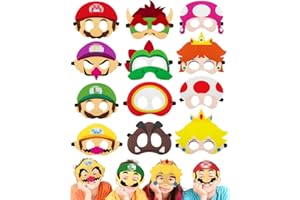 SUPMEHERO Superhero Masks Party Favors for Kid Birthday Party Decoration Super Hero Cosplay Costumes Dress Up Party Favors Supplies for Children Mask