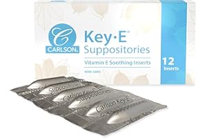 Carlson Key-E Suppositories, Box of 12