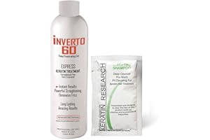 KERATIN RESEARCH Inverto 60 Multifunktionale Keratin-Haarkur, formaldehydfrei, Starter-Keratin, Haarpflege, Glättungs-Set, 120 ml