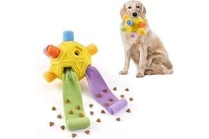 Tesytto Chewers Juguete masticable para perros, pelota de olfateo interactiva duradera para perros para buscar comida, alfombrilla olfativa, entrenamiento de comida lenta para aliviar y estimular el