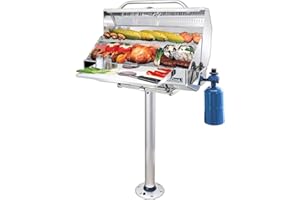 Magma Products Mount, Pedestal, (SD) Grill / (SM) Table, Metal, Silver, One Size