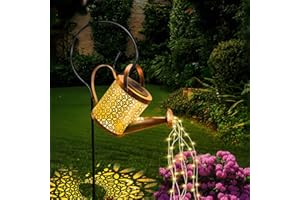 GLOBAL GOLDEN Solar Watering Can Light, LED Solar String Lights Waterproof Dual Mode Water Can Lights for Garden Patio Yard Pathway Lantern Plant Decoration