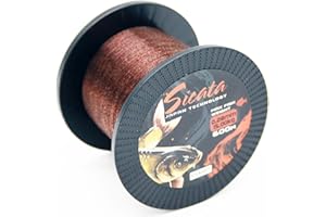 VIPSTAR Karpfenschnur Angelschnur 3D SICATA CARP 0,22-0,40mm Monofile 600m