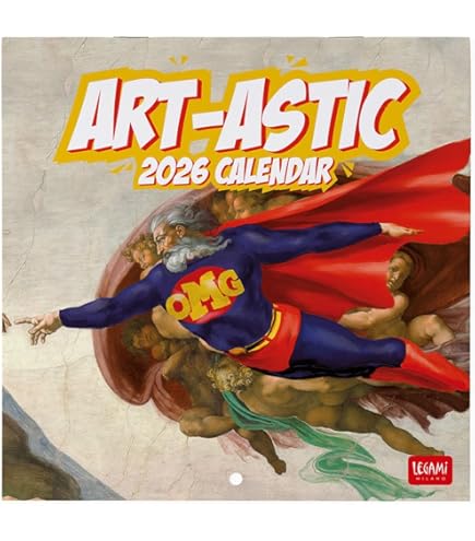Legami - Wandkalender 2025, wandkalender 16 x 49 cm, 12 maanden en jaarplanner 2026, ruimte voor notities en notities, in het Engels, sterrenbeelden en internationale feestdagen, Sketchy Cats