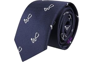 AUSCUFFLINKS Sports & Specialty Neckties | Ties for Men | Woven Skinny Neckties | Present for Work Colleague