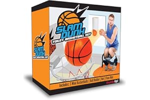 GOODS & GADGETS GOODS+GADGETS Mini Toiletten Basketball Set für Klo & WC - Basketballkorb & Bälle fürs Badezimmer
