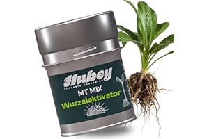 HUBEY MT Mix - Mykorrhiza, Trichoderma, Wurzelbakterien - Wurzelaktivator für starke u. gesunde Wurzeln (50g Streuer)