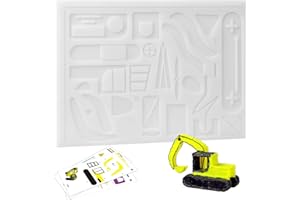 Dikale 3d Druck Stift Silikon Matte 27 x 20cm, kleine Größe Design Muster 3d Stift Matte, transparent