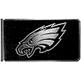 NFL Mens Black and Steel Money Clip