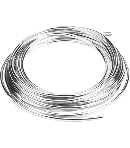 Recambo Protection Des Bords De Portière De Voiture - Profilé En U - Flexible - Autocollant - Ajustement Universel - 10 M - Chromé