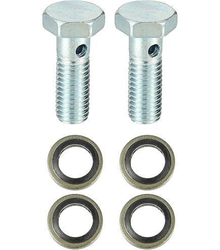 Arandelas Genéricas Del Kit De Pernos Banjo M10 X 1,25 Mm Para Maestro De Frenos De Motocicleta