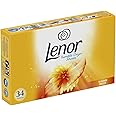 34 Lenor Tumble Dryer Sheets Laundry Fragrance Freshener Softener - Summer Breeze