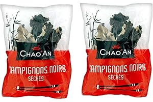 Lot 2x Champignons noirs séchés entiers - Chao'an - paquet 80g