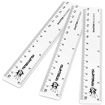 Fat Belly Fish 6 Inch / 15cm Rulers - Shatter Resistant - Pack Of 10 - White - View #4