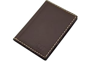 MYLEDERSHOP MJ-Design-Germany 12 przegródek na karty kredytowe wyprodukowane w UE w różnych kolorach i wzorach, Wzór 2 / brązowy, Einheitsgröße, Elegancki