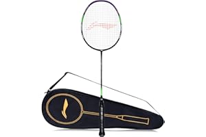 Li-Ning G-Force Superlite 3600 Raquette de Badminton en Fibre de Carbone avec Couverture complète