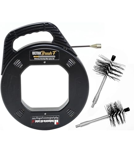 Scovolo Canna Fumaria Acciaio 130mm - Kit Pulizia Camino BARETTO - Foto 10