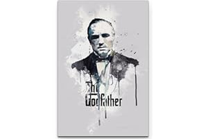 Paul Sinus Art The Godfather 90x60cm auf Leinwand gespannt fertig zum aufhängen