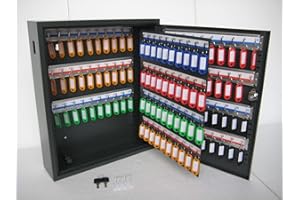 Pora Schlüsselkasten Verschiedene Größen von 20 bis 300 Schlüsselhaken (HS 150, grau)