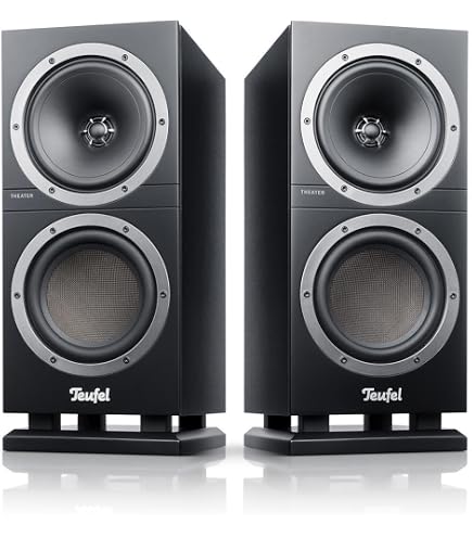 Teufel Definion 3 Center – Diffusore Centrale Hi-end, Coassiale Brevettato, 11 Kg, Per Surround E Home Theater
