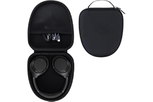 RIYADAone Twarde etui ochronne torba nadaje się do Sony WH-1000XM6 / WH-1000XM4 / WH-1000XM5 / WH-1000XM3 słuchawki z redukcją szumów (czarne)