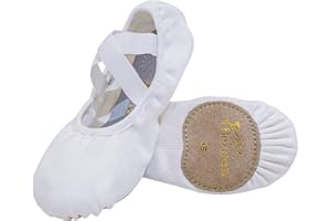 flexdans Ballet Shoes, Highly Stretch Canvas Ballet Flats Dance Shoes, Ballet Slippers Ballerina Flats Yoga Gymnastic Shoe for Girls Women