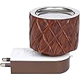 Eabir Wood Camphor Burner for Home | Kapoor Dani for Puja I Camphor Burner | Camphor Diffuser for Home Fragrance (Model 6), Brown