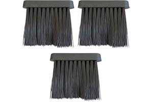 NYXSEAT 3 spazzole per la pulizia del camino, attrezzatura per la decoking, scopa di ricambio per posate da camino, spazzole in plastica, utensili per la pulizia dei pavimenti, spazzole per utensili da camino