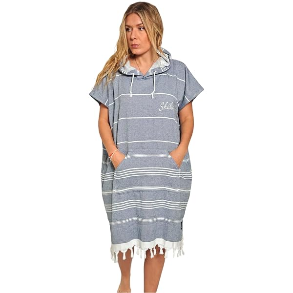 Shiboles Deniz Badeponcho Für Erwachsene, 100 % Ba Produktbild-Vorschau 6