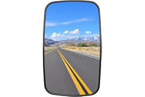 JUUDDENPARTS Rear View Mirror Auxiliary Convex Mirror, 23.5CMx13.5CM Forklift Rearview Mirror, Replace for Truck Trailer Forklift RV (1)