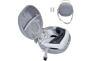 Auniq Tasche für Meta Quest 3, Tragetasche für Oculus Quest 3 VR Headset and Strap, Meta Quest 3 Hart Hülle Tasche Aufbewahrungstasche Headset & Fernbedienung Hart Reise tragen Fall Quest 3 Zubehör
