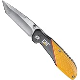 Cat erpillar CAT980047 Linerlock, Siyah ve Sarı Al&uuml;minyum Saplı, 3"