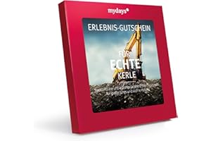 ‎MYDAYS Erlebnis-Gutschein / mydays / FÜR ECHTE KERLE / 170 Erlebnisse an über 950 Standorte / Geschenkidee für Männer / Inklusive Geschenkbox