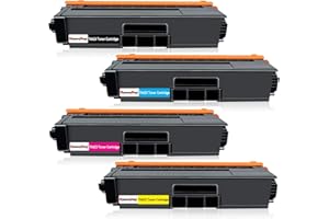 HenceBuy TN423 TN421 kasety z tonerem do Brother TN-423 TN-421 kompatybilne z HL-L8260CDW HL-L8360CDW MFC-L8690CDW MFC-L8900CDW DCP-L8410CDW DCP-L8410CDN (czarny cyjan magenta żółty, 4-pak)