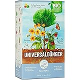 Plantura Bio Universaldünger mit 3 Monaten Langzeitwirkung, Pflanzendünger, 1,5 kg, für kraftvolle Pflanzen, 100% tierfrei &