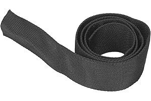 GREENSEN Tubo di protezione per corda per Winchseil con poliestere resistente, universale, per corda larga 5 cm, protezione contro surriscaldamento e scivolamento, ideale per applicazioni di traino (2 m)